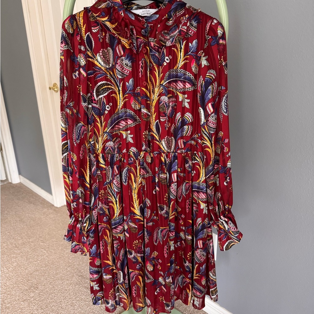brand new Floral Red Dress